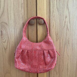 Rosie Pink Colored Purse with Built in Wallet